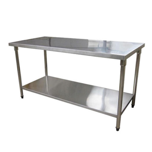 BÀN INOX CÓ KỆ DƯỚI