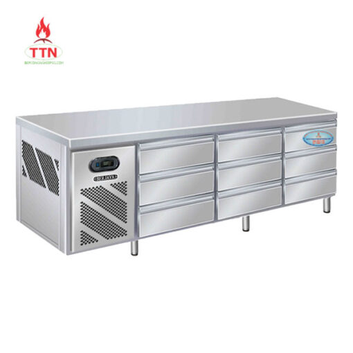 TỦ MÁT BÀN 9 NGĂN KÉO BERJAYA-BS-9DR-C2535-3